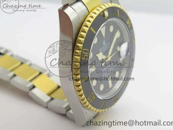 MiroTime 0416 Comfortable Submariner 116613LN Noob 1:1 Best Edition Black Dial On SS YG Bracelet A2836 V 3569